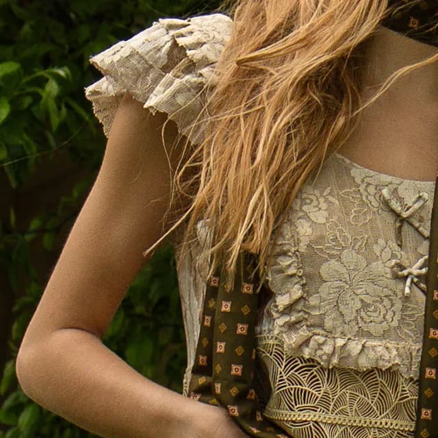 a skinny scarf, from your closet