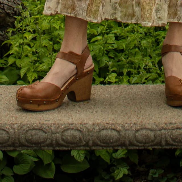 platform clogs, from your closet