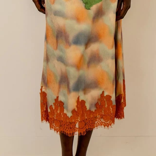 BS48, watercolour skirt