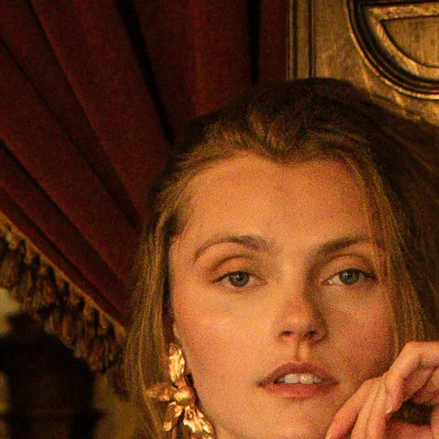 gold drop earrings, from your closet