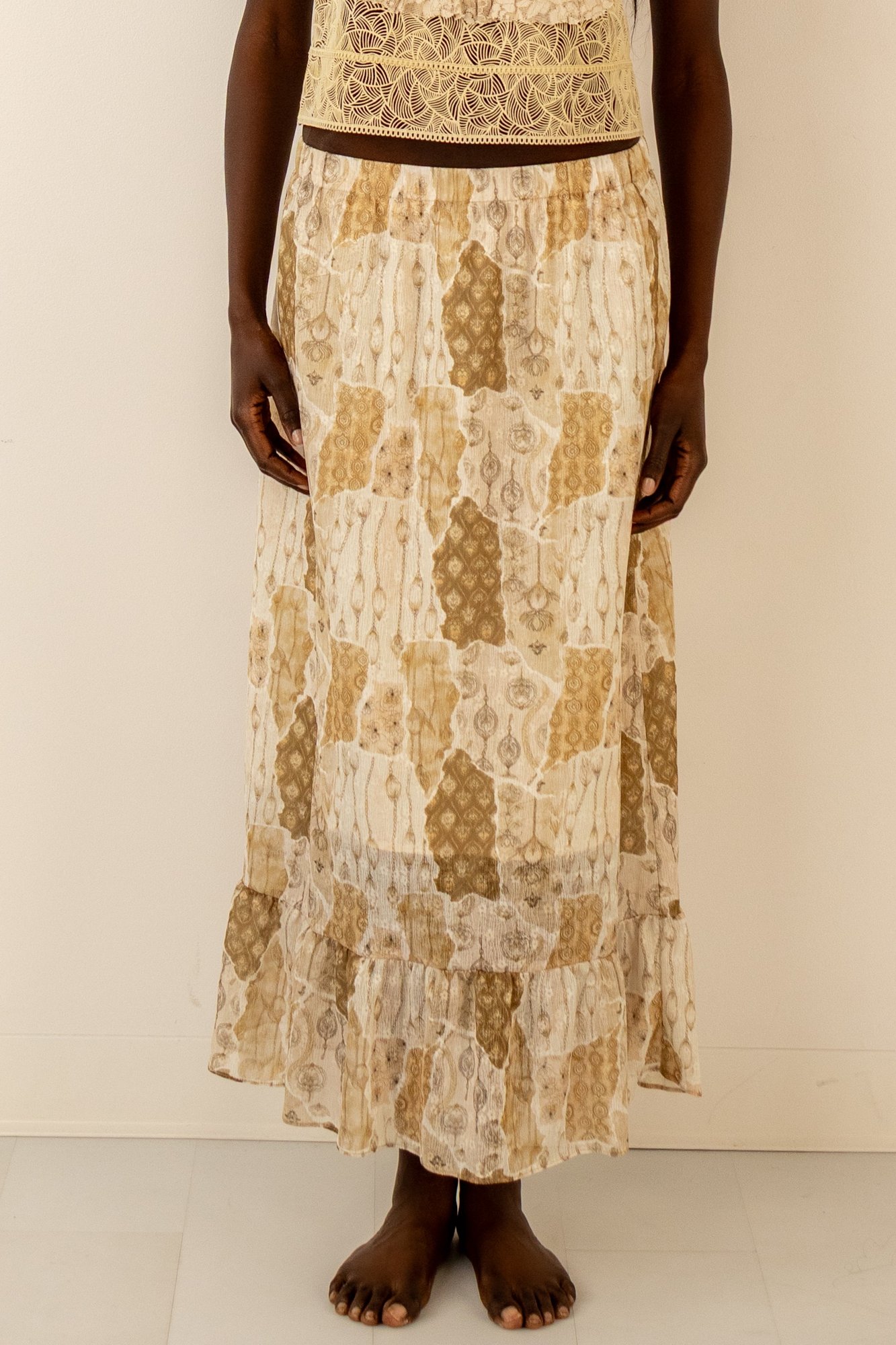 the Patched skirt
