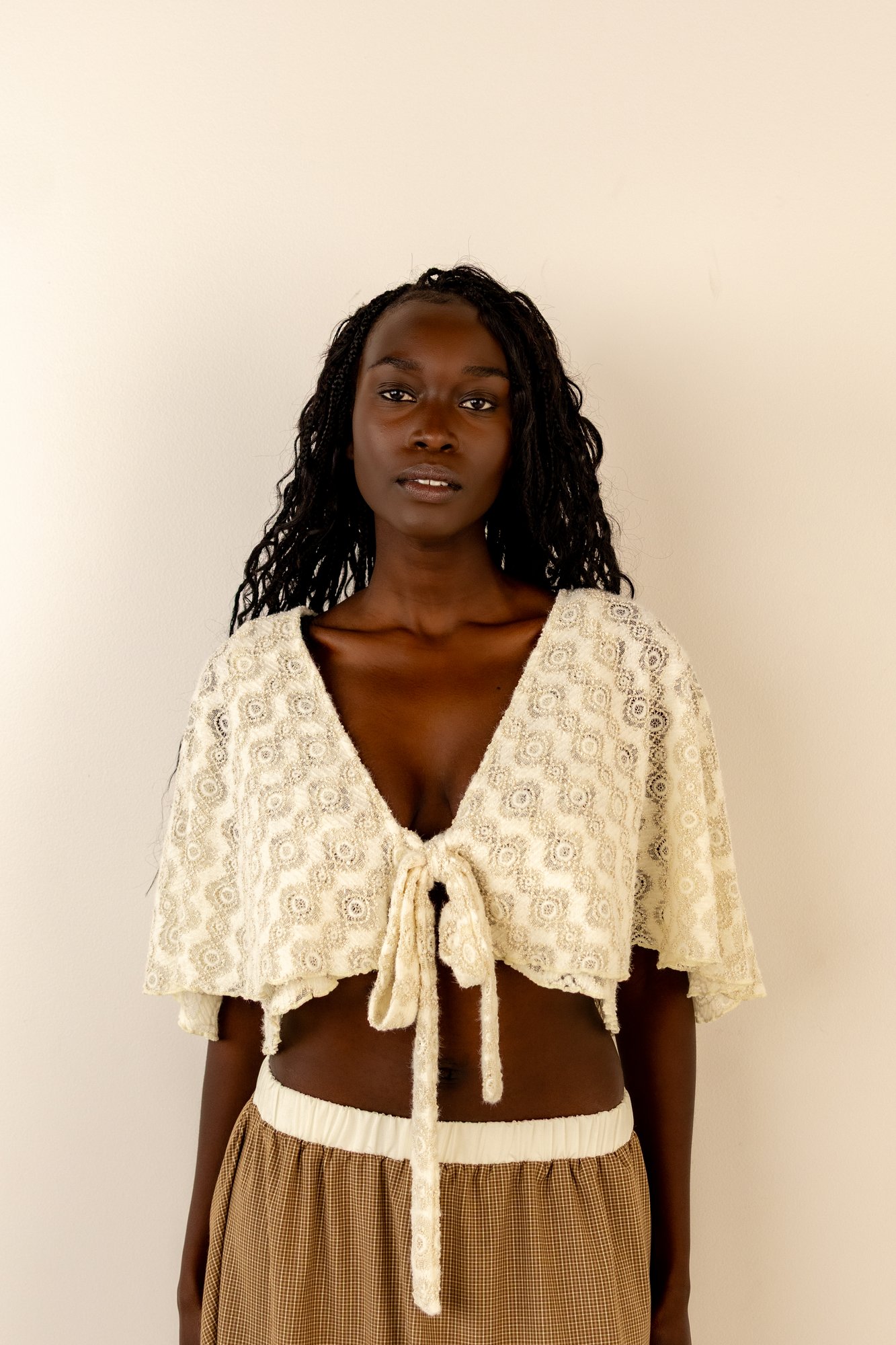 the lace capelet
